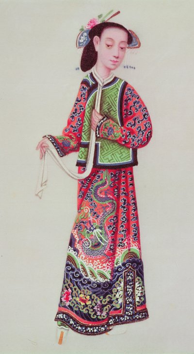 Japanese Empress in Imperial Costume by Japanese School